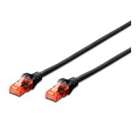 Ewent Cable de red RJ45 Cat.6 U/UTP – hasta 1 Gbps, AWG26/7, 2 conectores – 3 m Negro