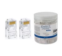 CONECTOR EWENT RJ45 CAT 6 U/UTP PARA CABLE AWG 23-26 15U 100 UND