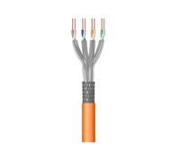Ewent IM1225 Carrete de cable de red Cat7 S/FTP LSZH 30m Naranja