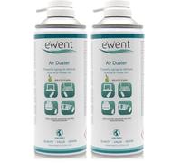 Ewent Lata de aire comprimido, aroma a manzana, 400ml limpieza de accesorios de PC teclados impresoras, televisores, cámaras y otros, spray de contacto tubo de extensión, el embalaje puede variar