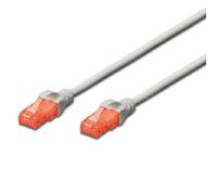 Ewent Cable de red RJ45 Cat.6 U/UTP 0,5 m Gris