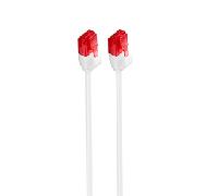 CABLE RED SLIM EWENT CAT6 U/UTP 0,25M BLANCO