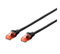 Ewent EW-6U-005BL - Cable de red (CAT 6 UTP 0.5 m) color negro