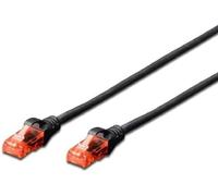 Cable de Red Ewent RJ45 U/UTP Cat.6 0.5 M Negro