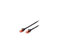 Cable de Red Ewent RJ45 U/UTP Cat.6 1 M Negro