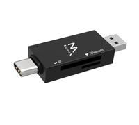 Ewent Lector de tarjetas EW1075 All-in-One USB 3.1 Gen 1 Tipo C/Tipo A compacto