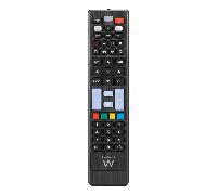 Ewent Mando a Distancia Universal para Smart TV LG Samsung Sony Hisense TCL, Listo para Usar sin Programación, Botones Streaming Net TV y Smart Video, Pilas Incluidas, Repuesto Completo