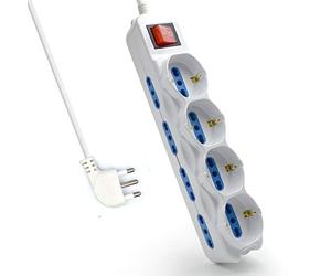 Ewent - Multitoma - Regleta eléctrica, Blanco, EW3929