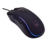 Ewent PL3302 Ratón Óptico Gaming RGB 3600DPI Negro
