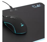 Ewent - PL3341 alfombrilla para ratón Alfombrilla de ratón para juegos Negro