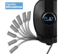Ewent - Play PL3321 Auriculares Alámbrico Diadema Juego Negro