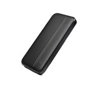 Ewent Power Bank 10000mAh UltraSlim PD 22.5W, Carga Rápida, 3 Puertos (Tipo C + USB-A), Cargador Portátil para iPhone 15, Samsung S24/S23/S22, Xiaomi, Huawei, iPad - Negro