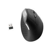Ewent Ratón ergonómico inalámbrico EW3229 2400 DPI Gris