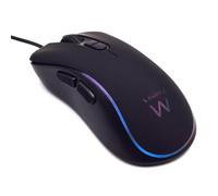 Ewent PL3302 Ratón Óptico Gaming RGB 3600DPI Negro