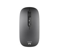Ewent Ratón inalámbrico EW3207 – Ambidiestro óptico 1600 DPI RF/Bluetooth – Gris