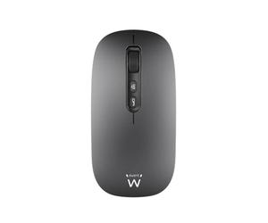 Ewent Ratón Inalámbrico Recargable EW3207 - Conexión 2.4GHz, Bluetooth 5.0 y 3.0 | Conexión Multi-dispositivo | Botón de Activación AI | Clic Silenciosos | Recargable vía USB-C | 3 Niveles de DPI Ajus