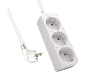 Ewent Regleta 3xSchuko Blanca