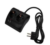 Ewent regleta de escritorio ew3871 2 usb-a/1usb-c 1.5m negra