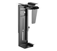 Ewent Soporte de CPU Ajustable bajo Escritorio, Negro, EW1293