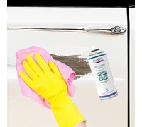 Ewent EW5627 - Spray removedor de pegamento 400ml - Elimina residuos de pegamento y/o etiquetas adhesivas de superficies de plástico, vidrio, madera y metal, El embalaje puede variar