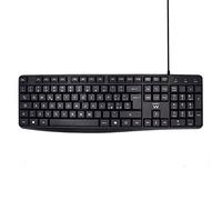 ewent Teclado con Cable USB con Escritura silenciosa, diseño Italiano QWERTY para PC, portátil, Windows y Sistemas operativos, Cable de 1,5 m, Color Negro