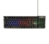 TECLADO GAMING EWENT USB RETROILUMINADO QUERTY PORTUGUES