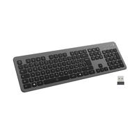 Ewent Teclado inalámbrico multiconexión con retroiluminación, 12 Teclas Multimedia - EW3295