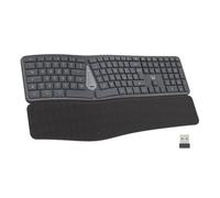 Ewent Teclado inalámbrico Bluetooth Iluminado de 2,4 GHz EW3297, Color Negro