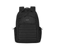 Ewent Urban Mochila para Ordenador Portátil, Maletín Ejecutivo Espacioso, Mochila Escolar Impermeable y Práctica para Viajes, Se Adapta a Portátiles de hasta 15.6" y 17", Color Negro