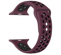 EWENYS Correa de Reloj con Cierre de Doble Pin, Compatible con Apple Watch Serie 8 7 45 mm 49mm Ultra, SE Serie 6 5 4 44 mm, Serie 3 2 1 42 mm, Correa de Silicona Nike Sport