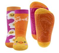 EWERS 2-pack de calcetines SoftStep, suela antideslizante, MADE IN GERMANY, calcetines para niños, antideslizantes, ABS, talla 29-30