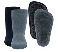 Ewers Calcetines Antideslizantes Uni SoftStep para Niños, Suela Antideslizante, MADE IN GERMANY, 2 Pares, Talla 39-42