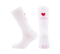 EWERS Calcetines 'Ciao Amore' rosa / rojo / blanco 23-26 rosa / rojo / blanco