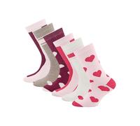 EWERS Calcetines crema / gris / lila / rosa / rojo 39-42 crema / gris / lila / rosa / rojo