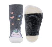EWERS Calcetines 'Einhorn' antracita / gris claro / lila pastel / rosa pastel 19-20 antracita / gris claro / lila pastel / rosa pastel