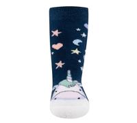 EWERS Calcetines 'Einhorn' azul pastel / azul oscuro / lila pastel 31-34 azul pastel / azul oscuro / lila pastel