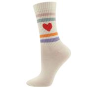 EWERS Calcetines 'Ringel/Herz' beige 35-38 beige