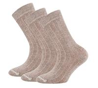 EWERS Socken 3er-Pack Rippe Calcetines, Beige, 27-30 Unisex niños