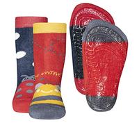EWERS Stoppersocken 2er Käfer Calcetines de Tope, Rojo Marino, 21-22 Unisex Adulto