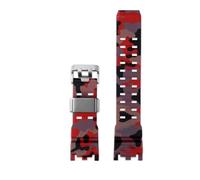 ewgrkba Accesorios de reloj compatibles con Casio G-SHOCK GWG-2000 GWG-2040 Mudmaster correa de repuesto pulsera deportiva de resina for hombre(Camou red silver)
