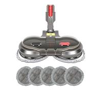 ewgrkba Cabezal eléctrico de fregado en seco y húmedo, Compatible con V7, V8, V10, V11, accesorios for aspiradoras inalámbricas con almohadillas for fregona de agua