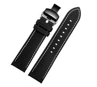 ewgrkba Compatible con Casio PROTREK Mountain Climbing PRW-60/PRW-70/Y50Y/30 Correa de nailon de 23mm con parte inferior de goma for reloj, pulsera for hombre(B3-black bucke)
