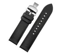 ewgrkba Compatible con Casio PROTREK Mountain Climbing PRW-60/PRW-70/Y50Y/30 Correa de nailon de 23mm con parte inferior de goma for reloj, pulsera for hombre(B2-silver bucke)