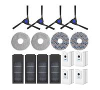 ewgrkba Compatible con DEEBOT X2 X2 Pro X2 Omni aspiradora cepillo lateral principal filtros Hepa almohadillas de fregona bolsas de polvo repuestos