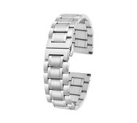 ewgrkba Correa de 20 mm y 22 mm compatible con Hamilton Khaki Aviation Field, correa de acero inoxidable y metal for reloj de hombre, pulsera con hebilla plegable, correa de malla.(3101 silver,22mm)