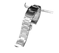 ewgrkba Correa de 20 mm y 22 mm compatible con Hamilton Khaki Aviation Field, correa de acero inoxidable y metal for reloj de hombre, pulsera con hebilla plegable, correa de malla.(3107 Silver,22mm)