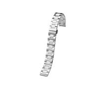 ewgrkba Correa de cerámica compatible con Lily 2 Smart Watch, correa deportiva de moda for Lily 2 Generation, correa de cerámica de 14 mm.(4101 silver white)