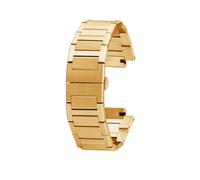 ewgrkba Correa de reloj compatible con Casio GA-2100 GM2100, G-SHOCK Farmhouse Oak, acero refinado modificado, pulsera de acero for hombre.(Gold)
