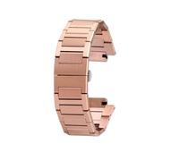 ewgrkba Correa de reloj compatible con Casio GA-2100 GM2100, G-SHOCK Farmhouse Oak, acero refinado modificado, pulsera de acero for hombre.(Rose gold)