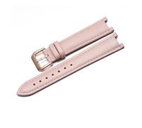 ewgrkba Correa de reloj de cuero genuino compatible con Vivienne Westwood Mujer Correa de reloj con interfaz cóncava suave y cómoda Pulsera de 18 mm(Pink-Rose-K1)